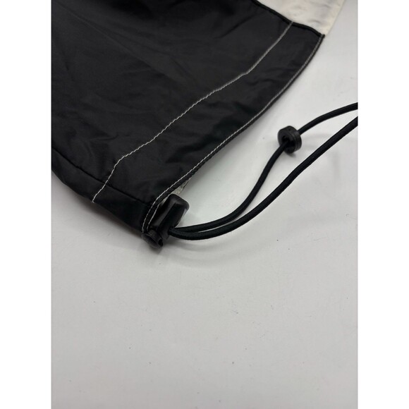 Adidas Windbreaker Jacket Mens M Colorblock White Blue Black Hooded Full Zip - Picture 12 of 16